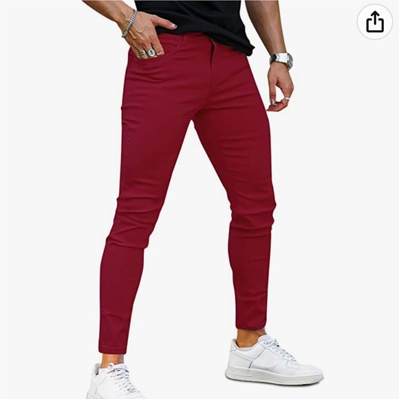 Other - Men’s Skinny Stretch Red Jeans (32)